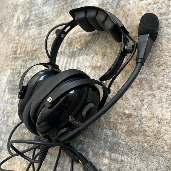 ASA, HS-1 Aviation Pilot Headset Dual Plug